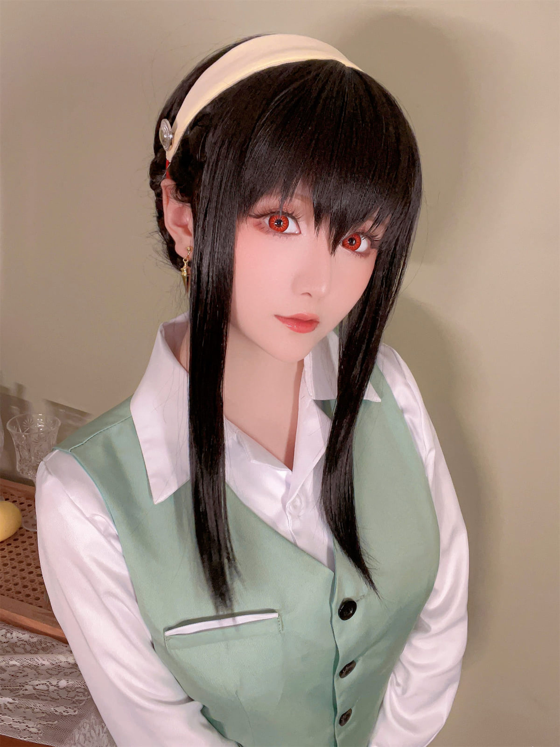 [福利COS] Coser小姐姐星之迟迟 - 圣诞节 约尔 OL制服 第27张图
