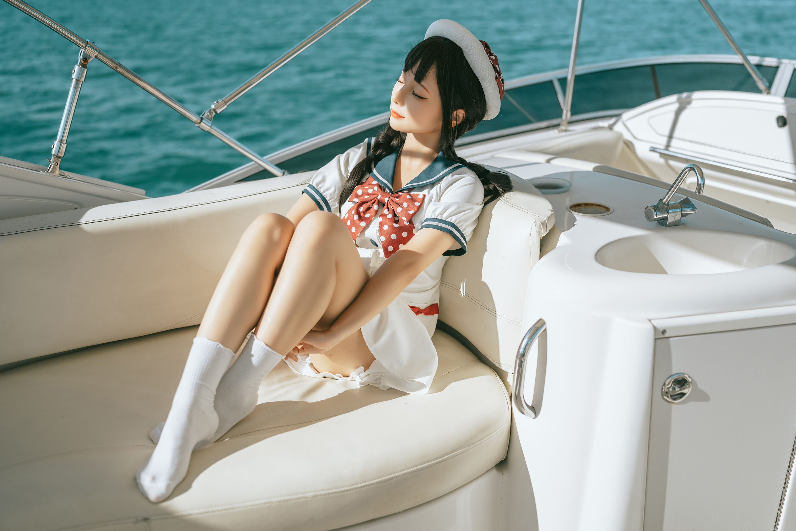 [福利COS] 动漫博主蠢沫沫 - 水手日记（绅士版） 第21张图