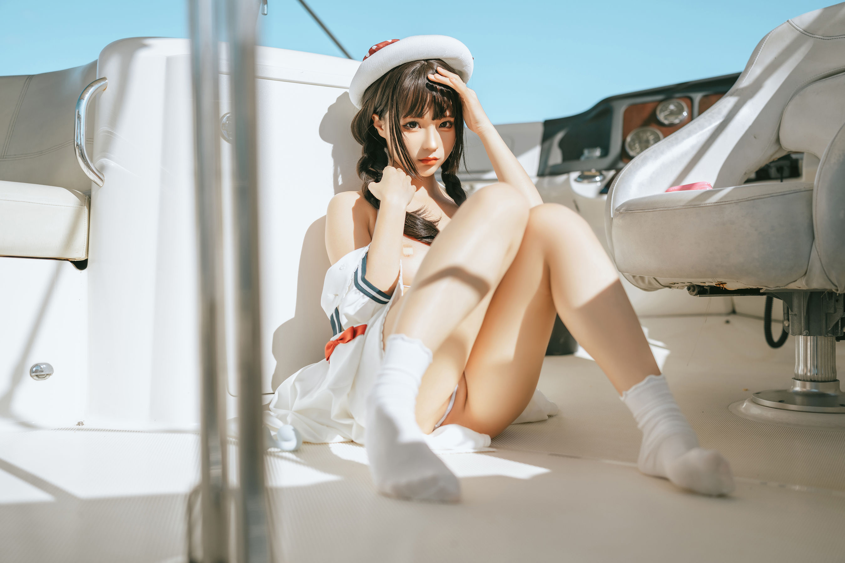 [福利COS] 动漫博主蠢沫沫 - 水手日记（绅士版） 第54张图