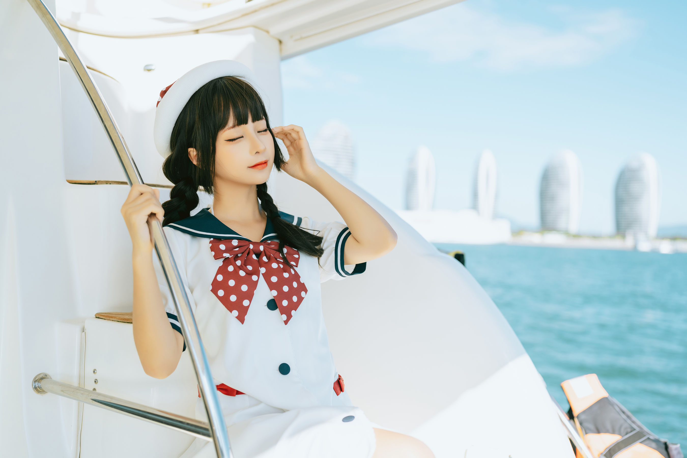 [福利COS] 动漫博主蠢沫沫 - 水手日记（绅士版） 第9张图