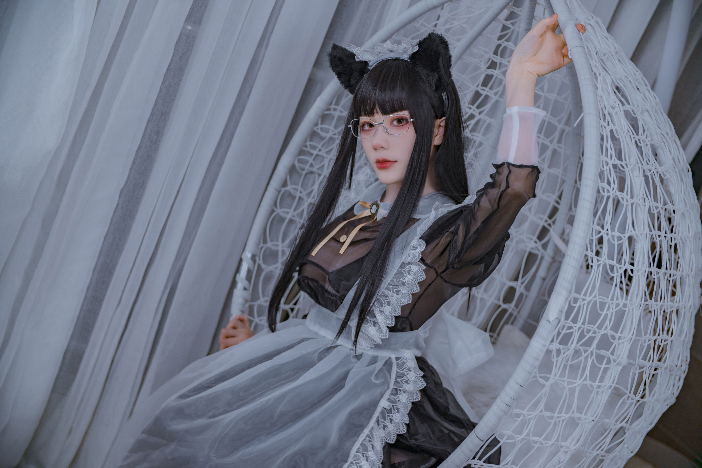 [福利COS] 起司块wii写真 - 会长是女仆大人 第1张图