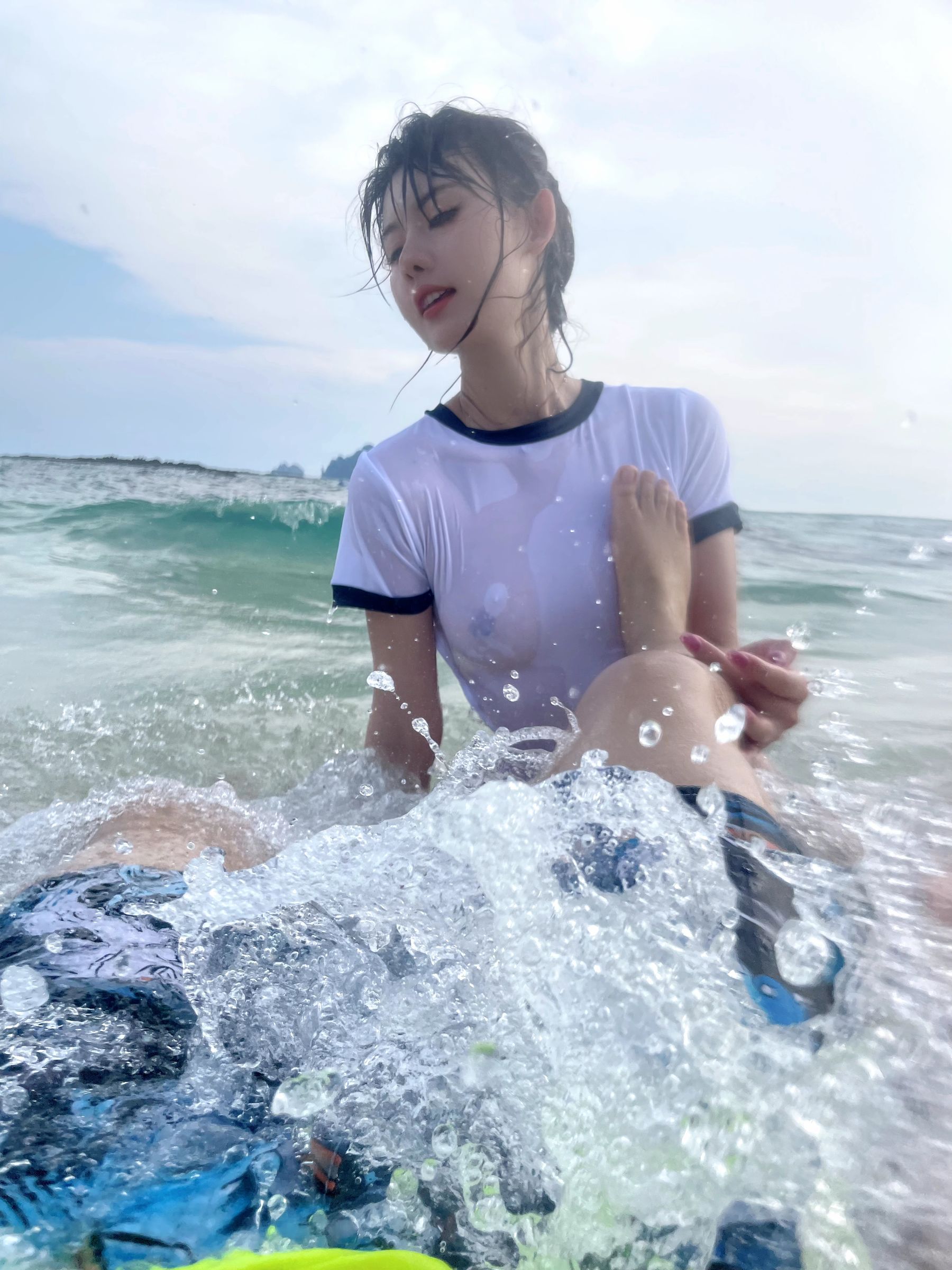 美女模特Azhua19970(阿朱啊) - 海岛透视 第44张图