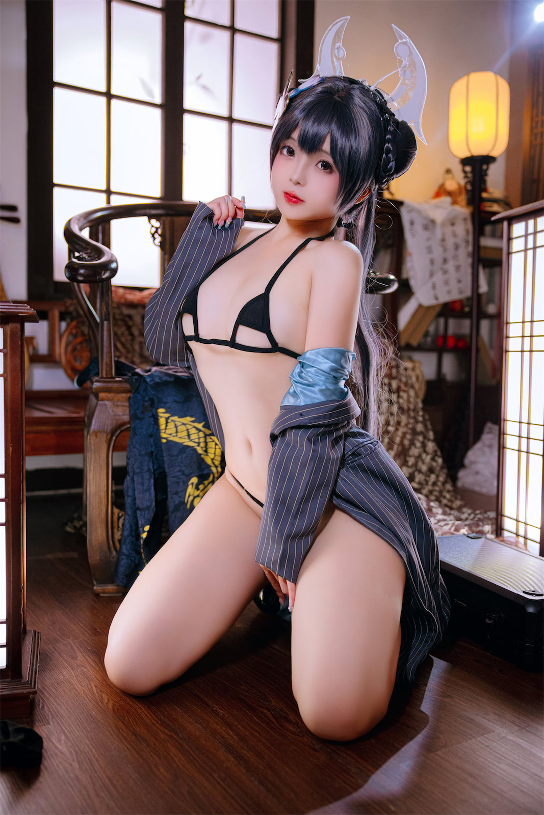 Cosplay日奈娇 - 碧蓝档案妃咲 第7张图