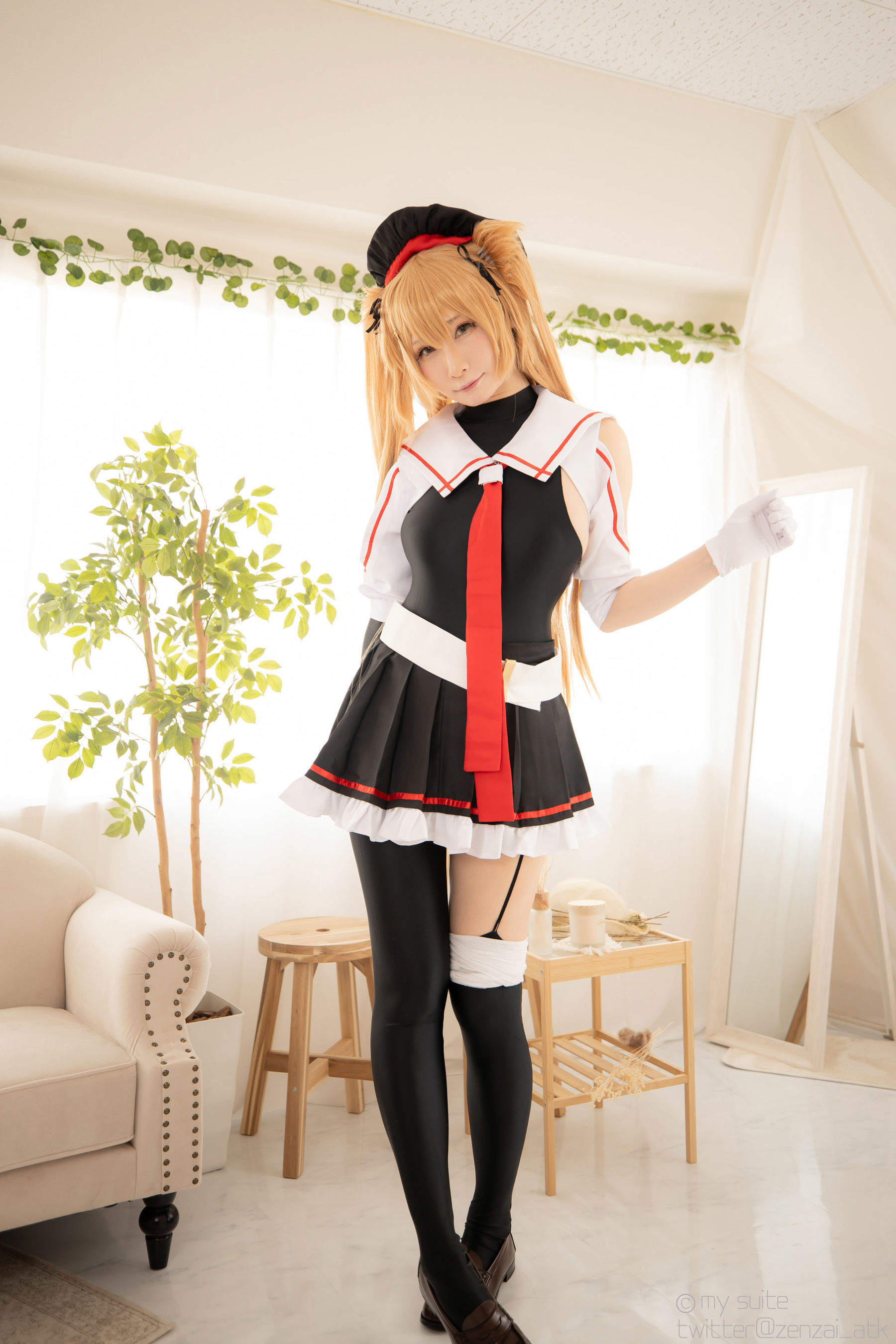 [Cosplay] [my suite] Atsuki あつき - KanColle Murasame Kai 2 艦これ 村雨改二 Suite Collection.42 - 2 第1张图
