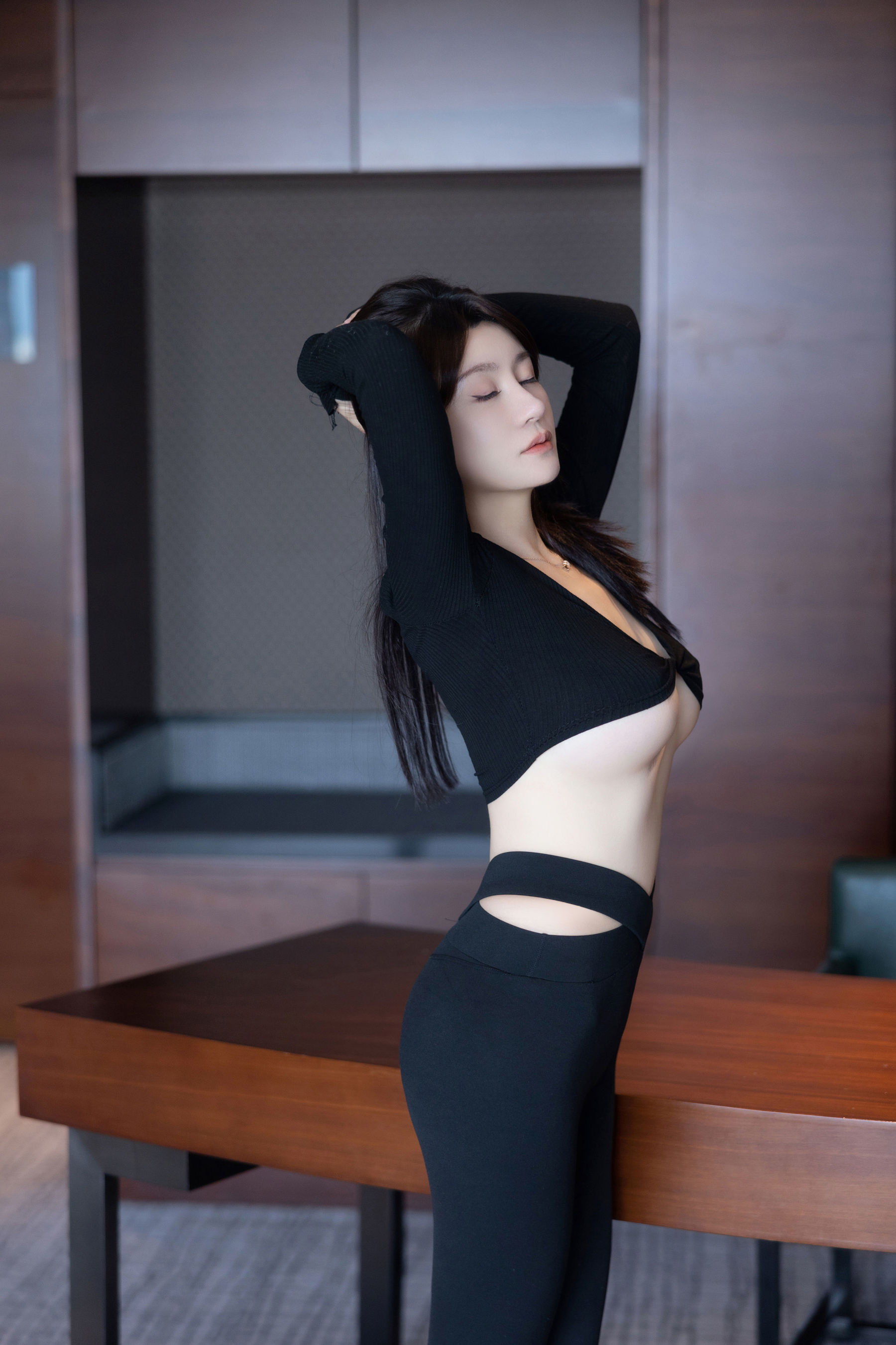 谢小蒽双人瑜伽写真 第46张图