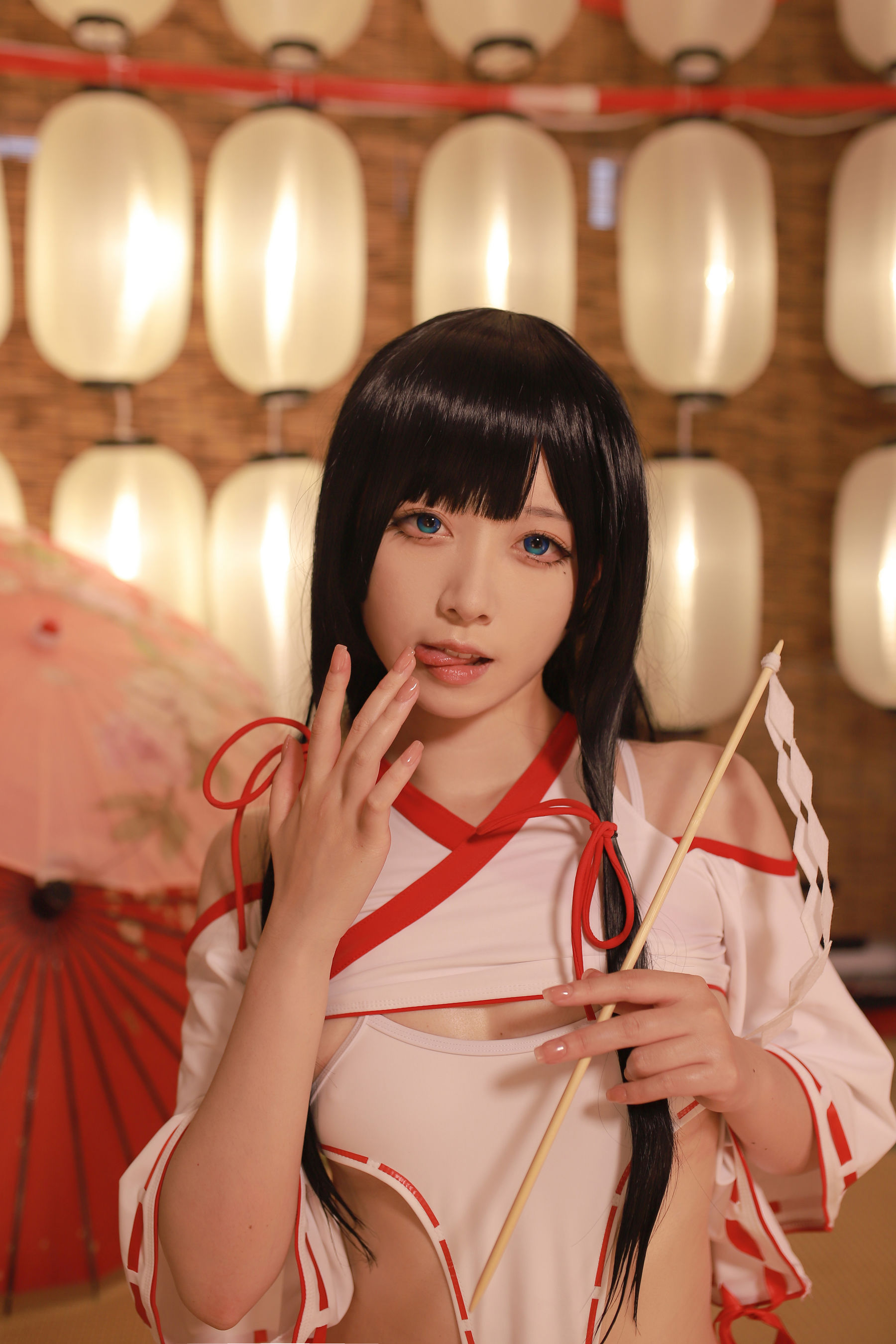 Asagiriai 愛ちゃん - 神社巫女 第5张图