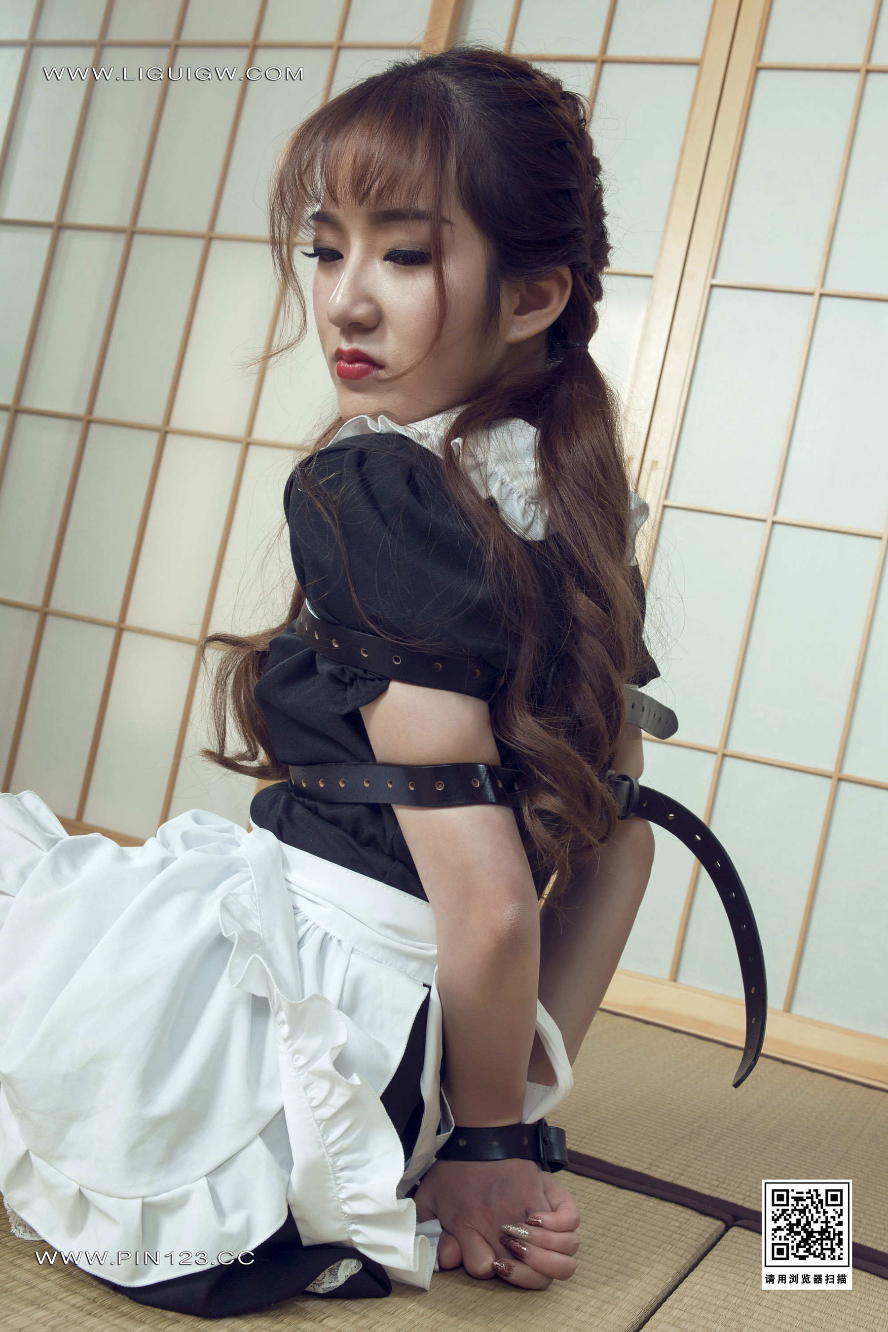 [Ligui丽柜] 2023.10.06 惩戒女佣 汐汐 第34张图