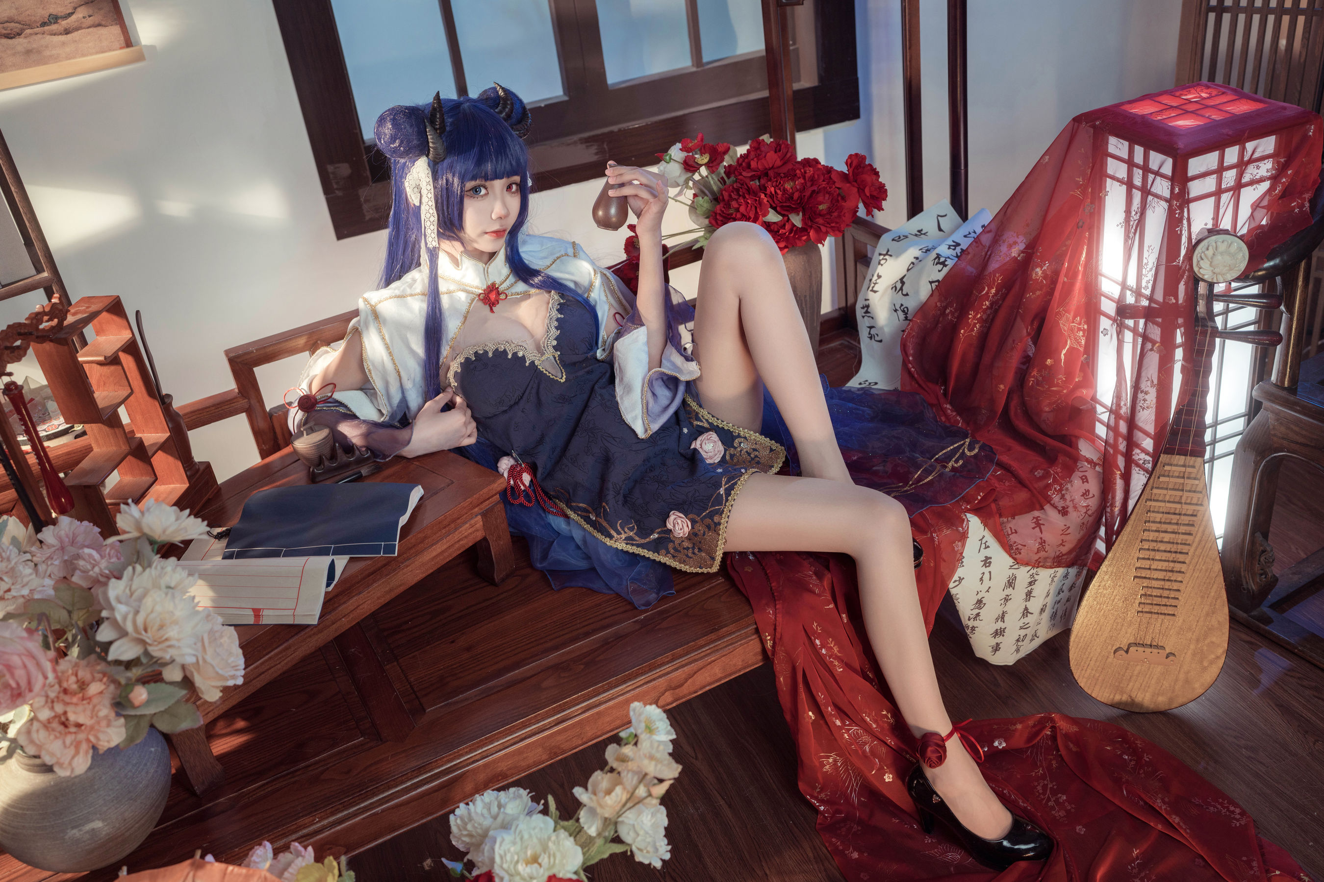 艾西aiwest - 碧蓝航线 伊吹 新年旗袍 第8张图