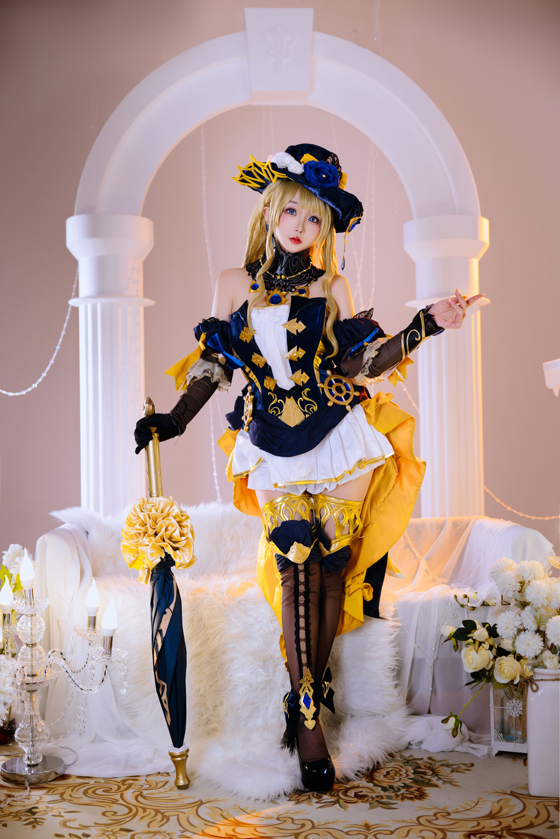 Cosplay 日奈娇 - 原神 娜维娅 第1张图
