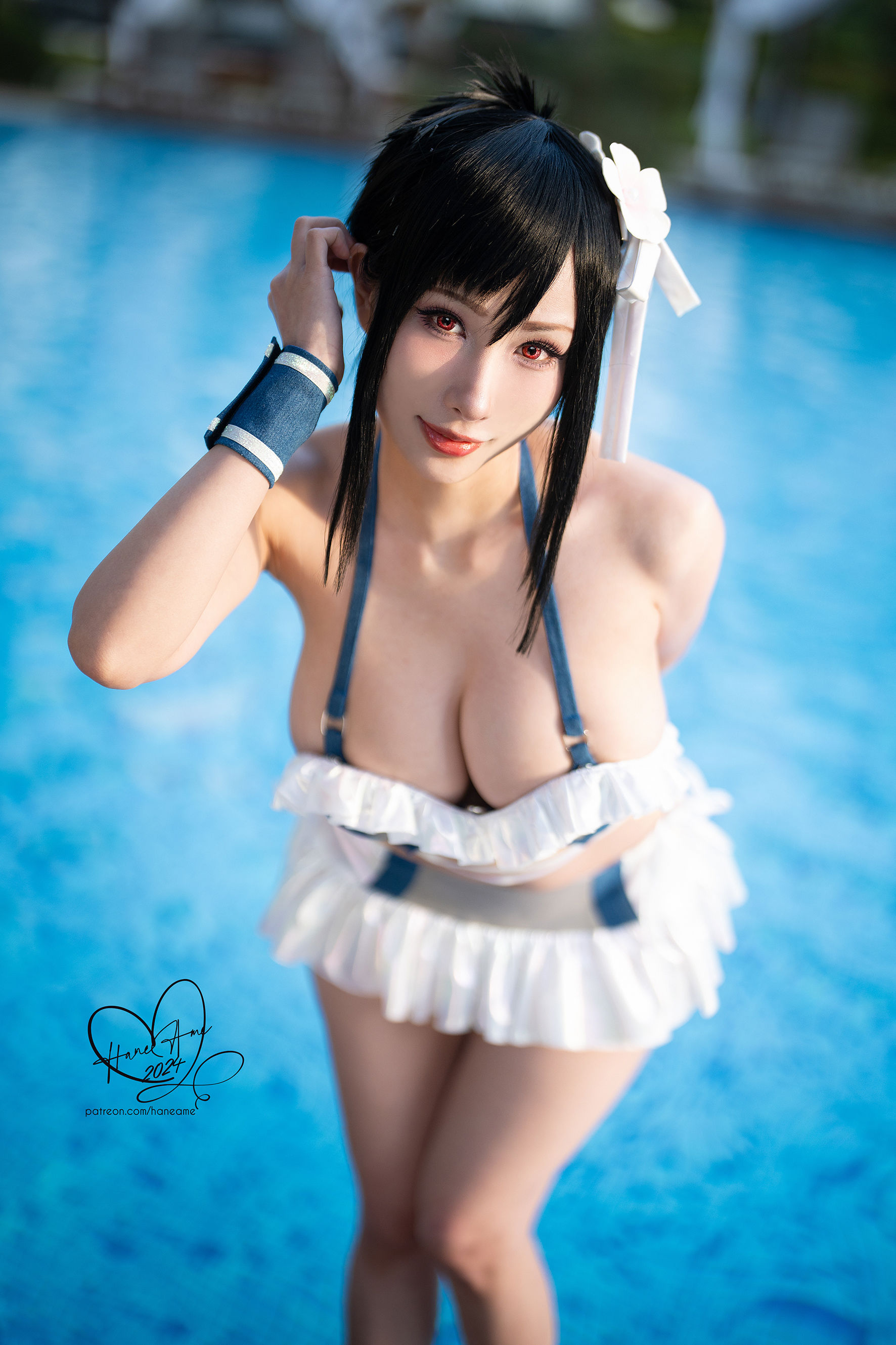 Hane Ame 雨波写真 - 最终幻想 蒂法泳装 第2张图
