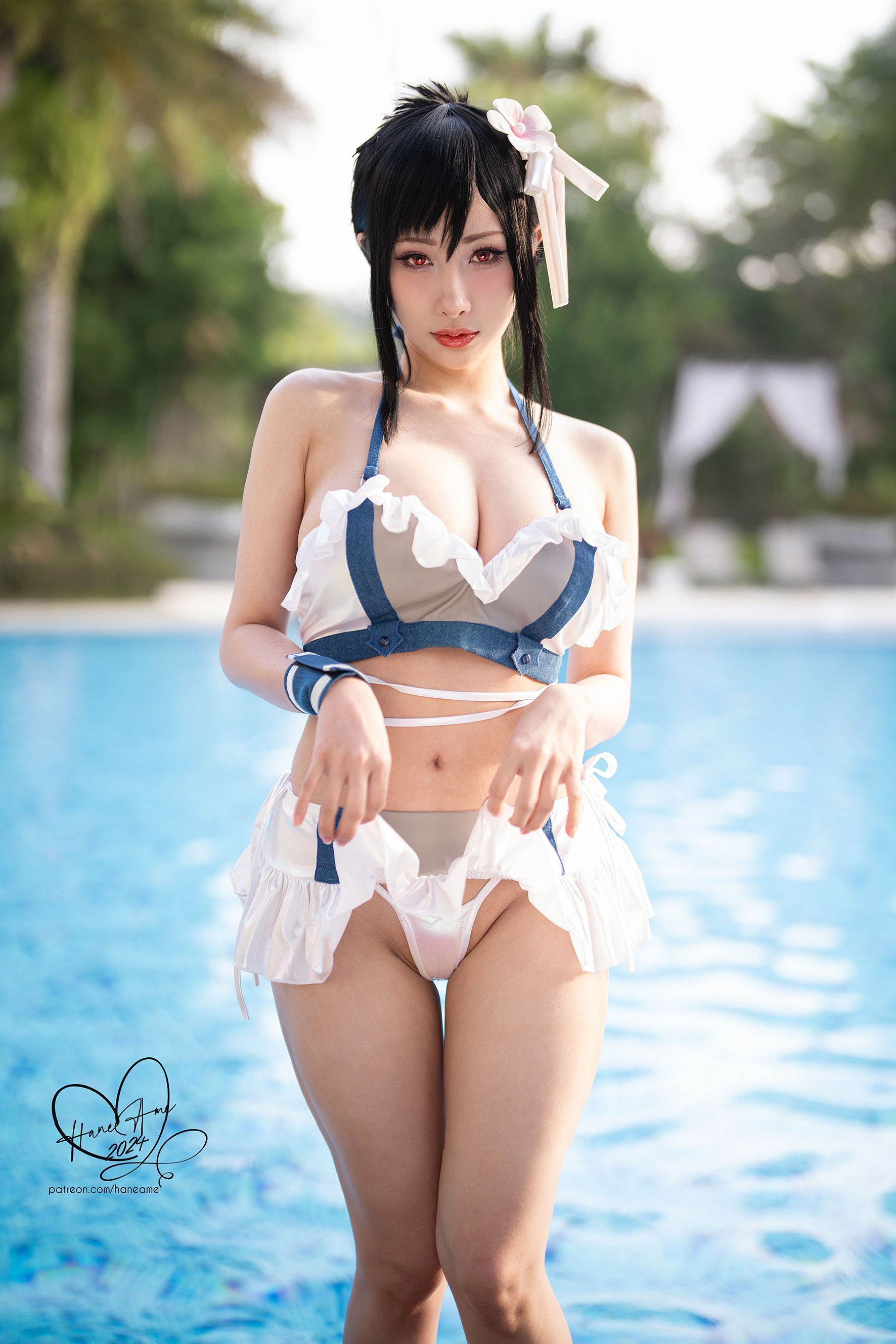 Hane Ame 雨波写真 - 最终幻想 蒂法泳装 第6张图