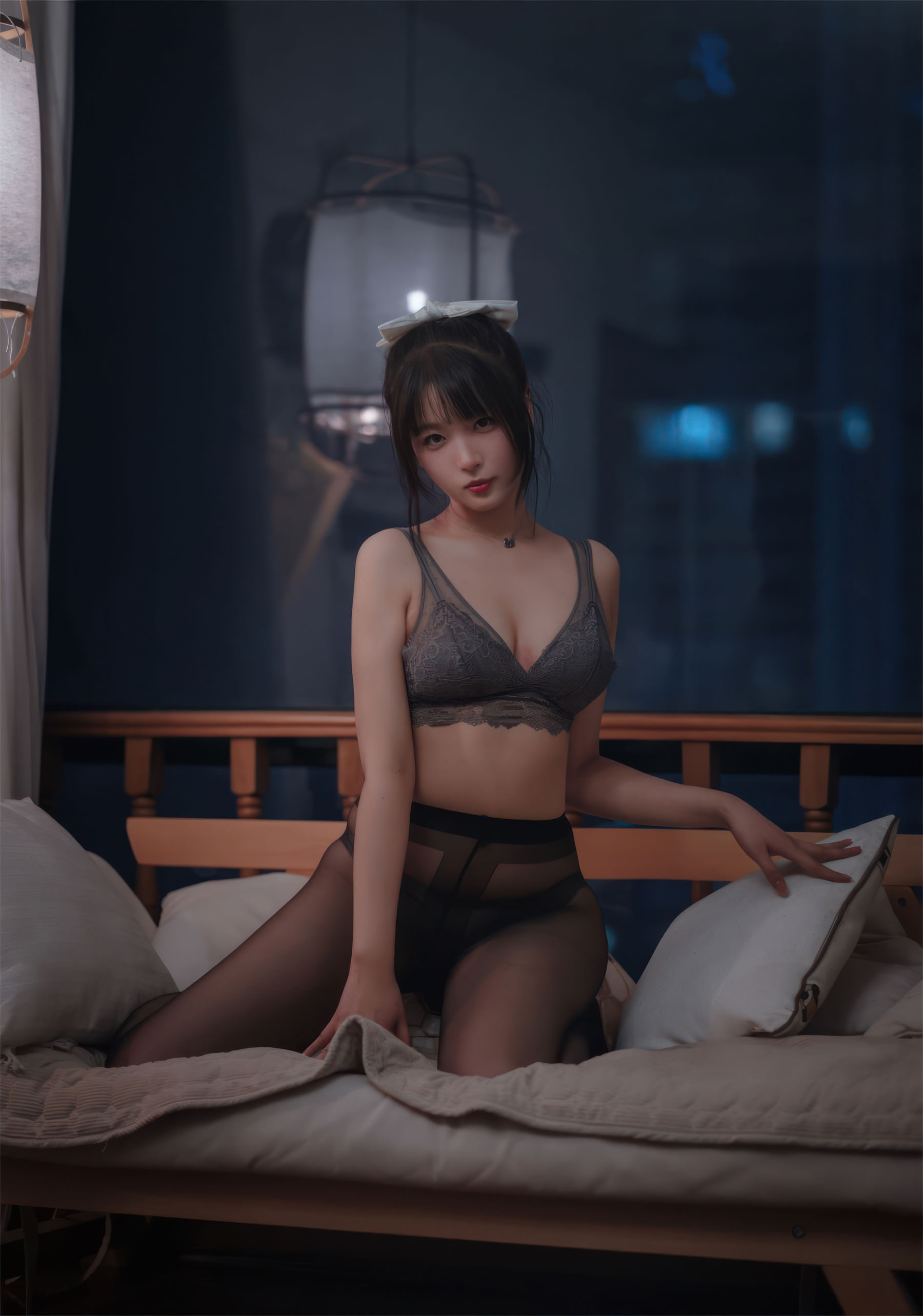 轩萧学姐 - 灰色蕾丝 第11张图