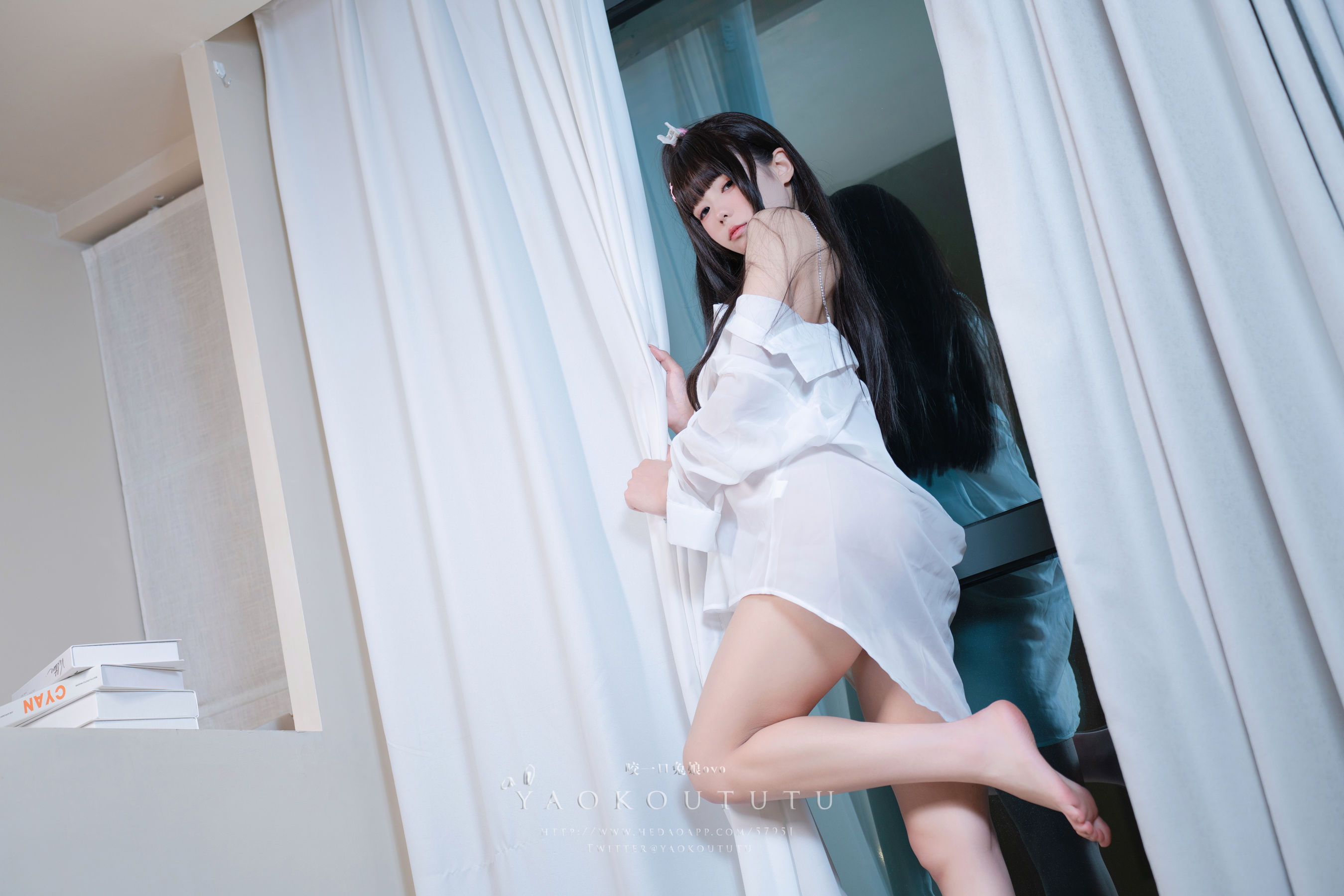 咬一口兔娘 - 男友衬衣 第27张图