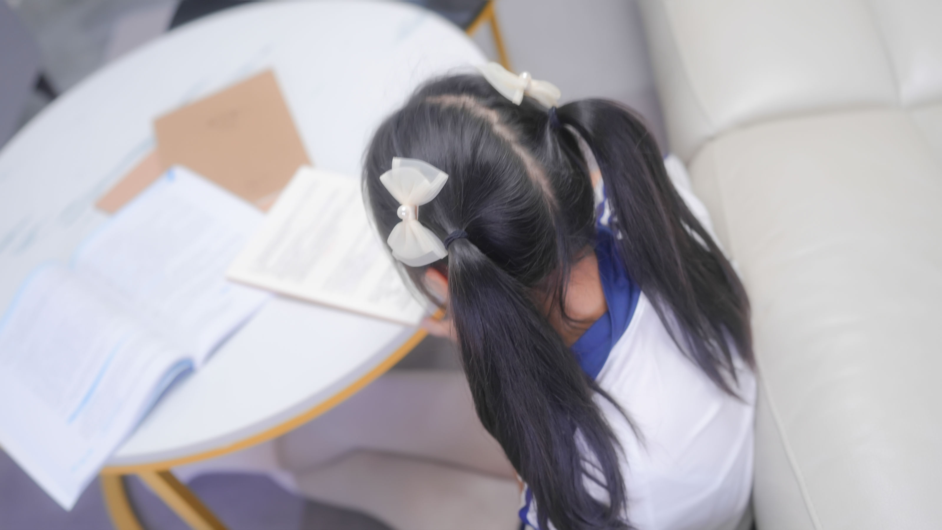 [紧急企划] 内部定制 小婕 校服白丝 第2张图