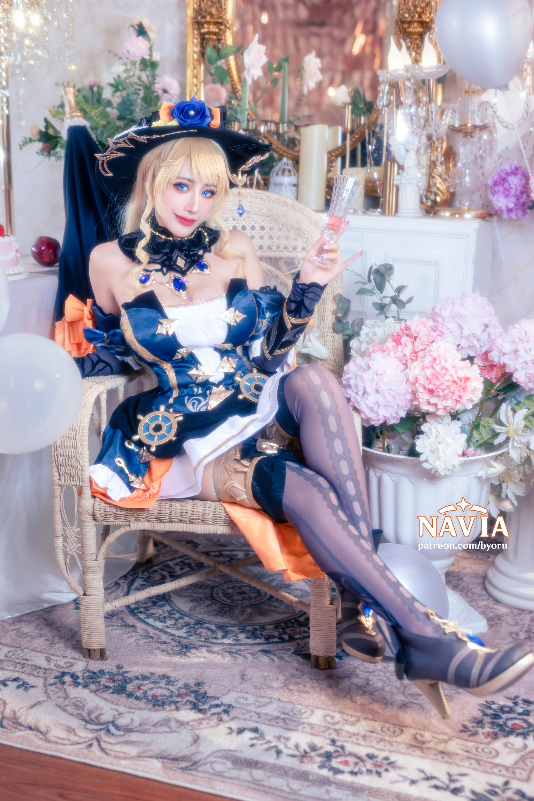 日本性感萝莉Byoru - Navia - Genshin Impact 第1张图