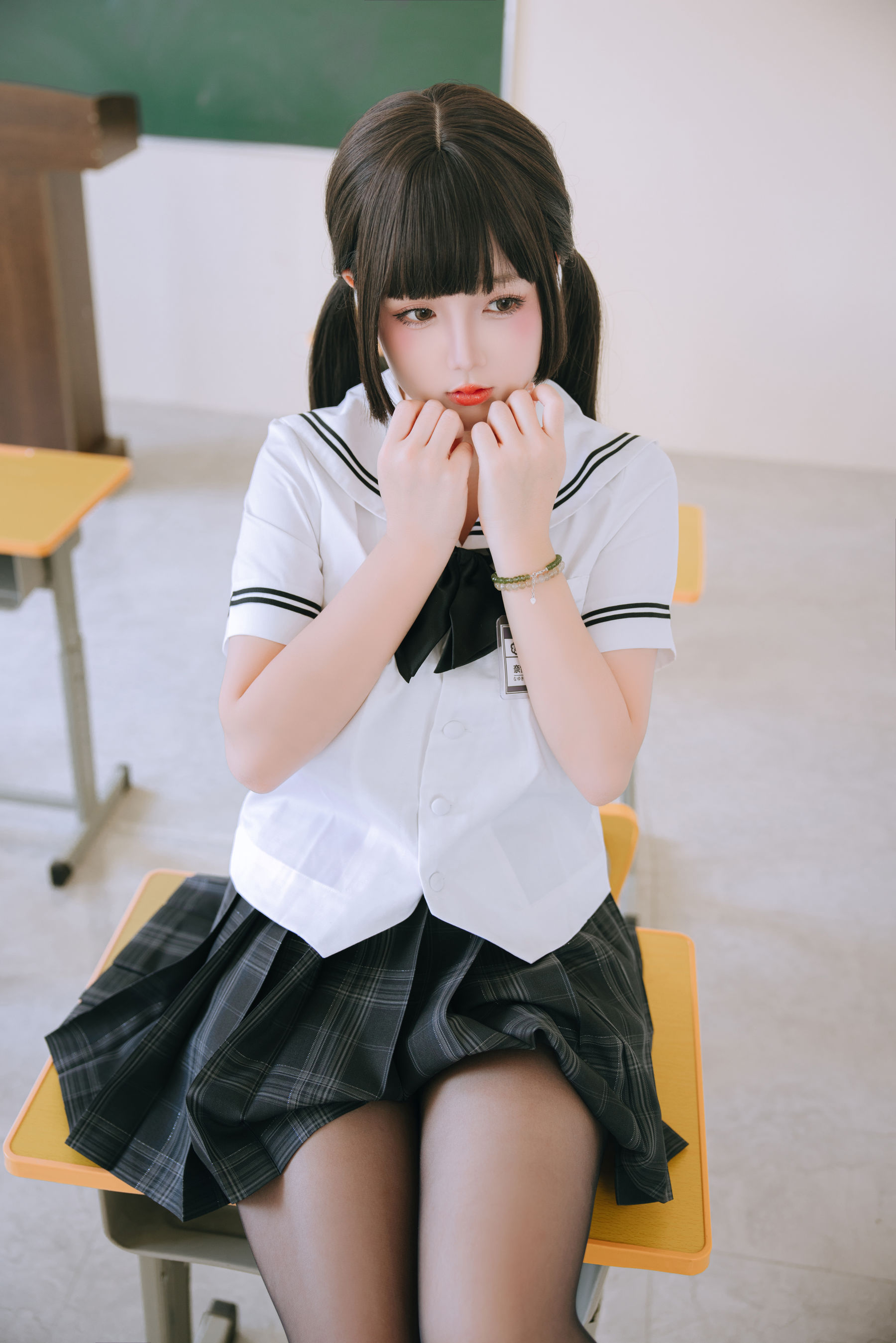 Cosplay 日奈娇 - 放学后 第5张图