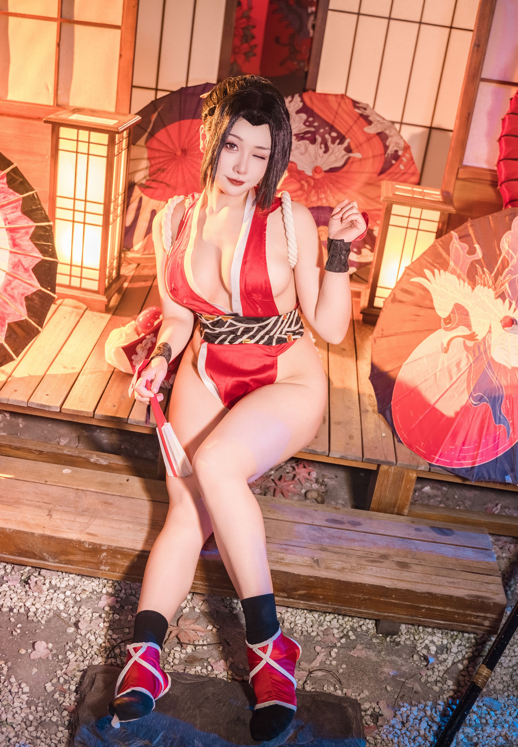 性感Coser 三刀刀Miido - 不知火舞 女忍者 第12张图