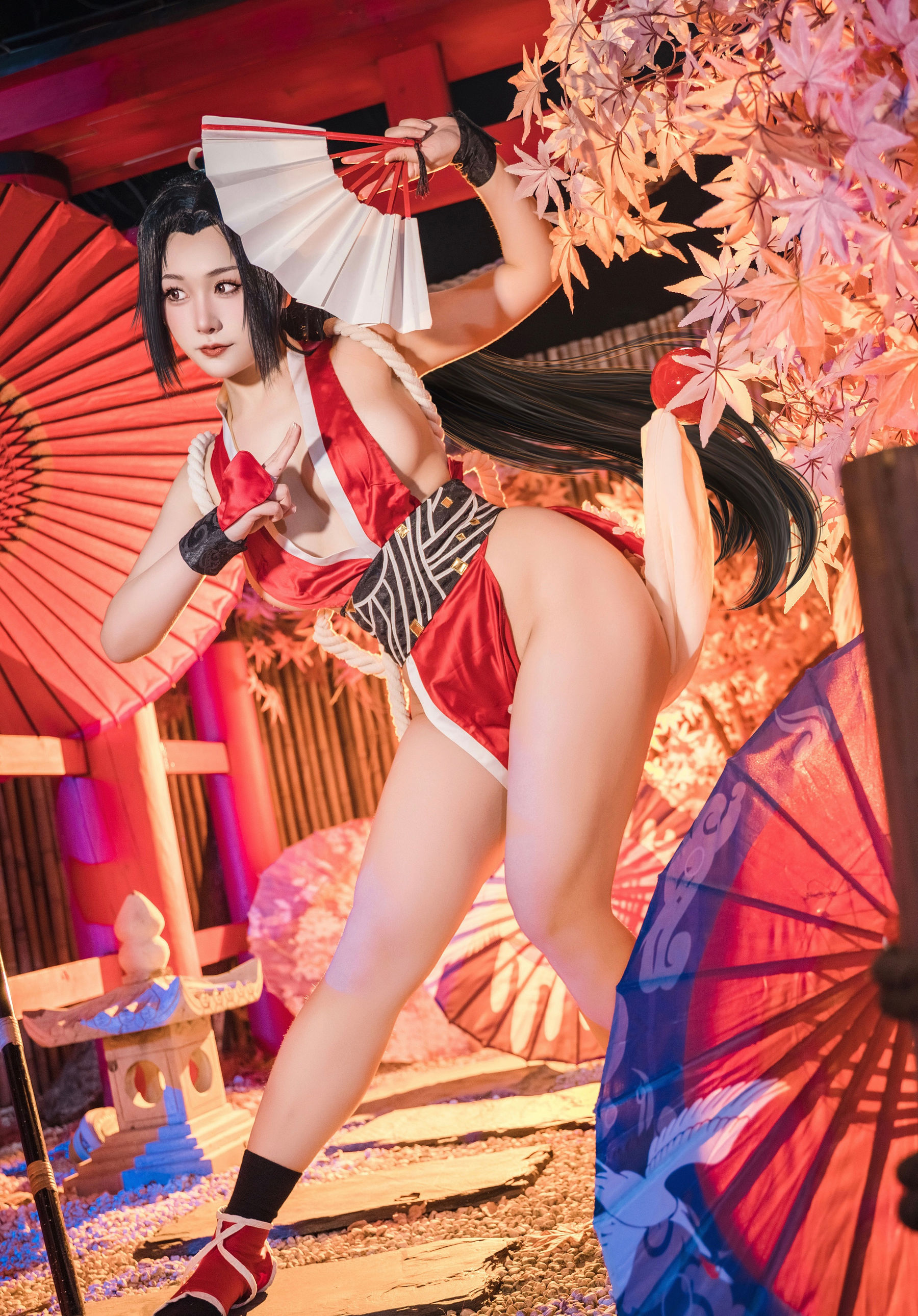 性感Coser 三刀刀Miido - 不知火舞 女忍者 第7张图