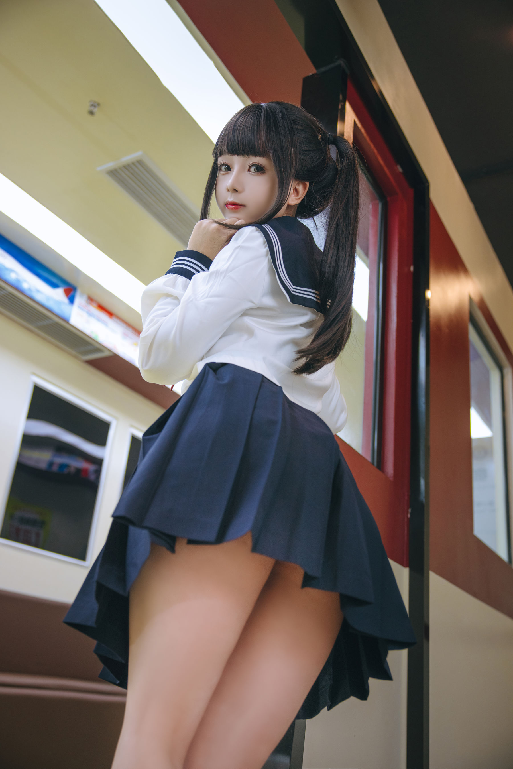 Cosplay日奈娇 - 列车JK 第6张图