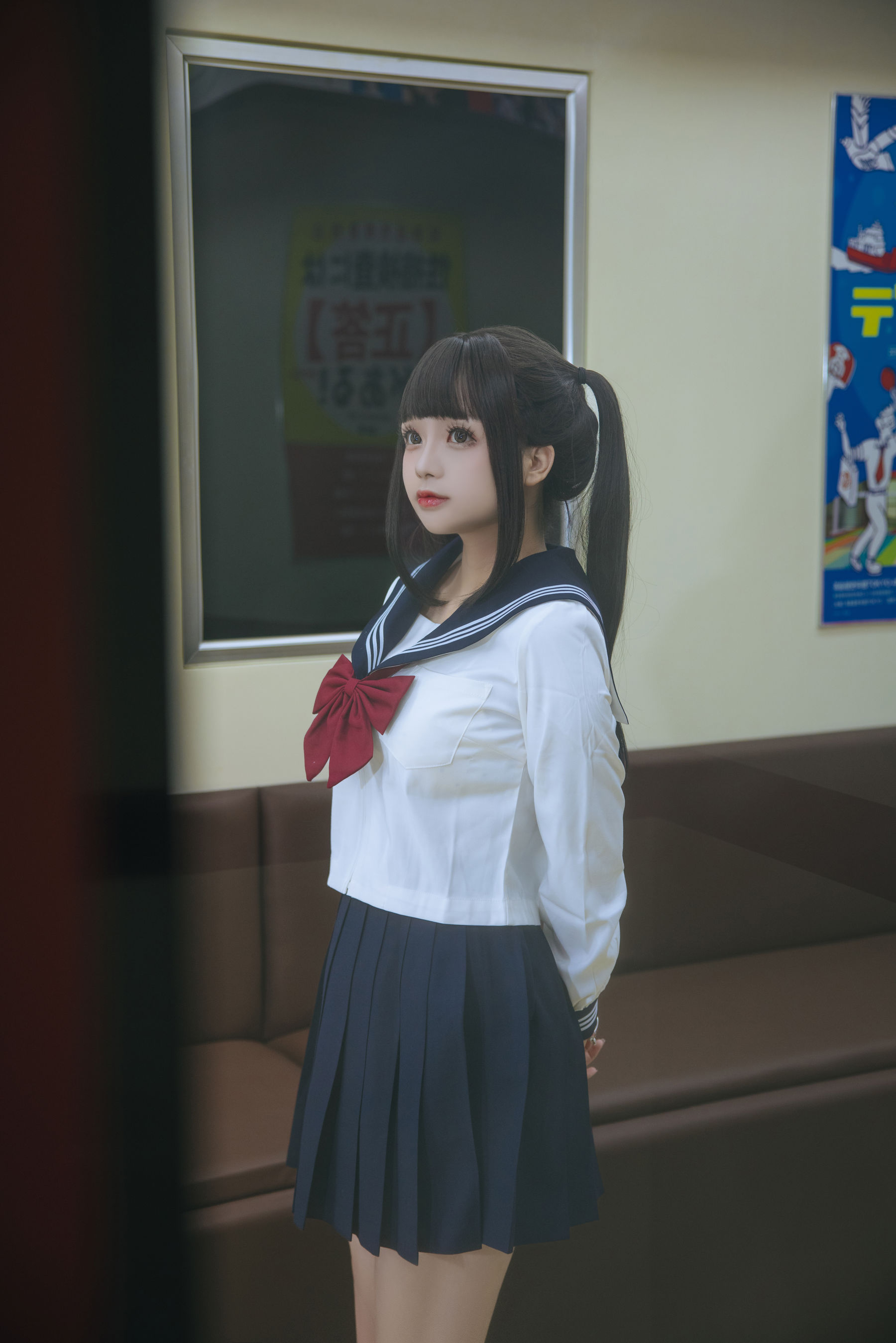 Cosplay日奈娇 - 列车JK 第9张图