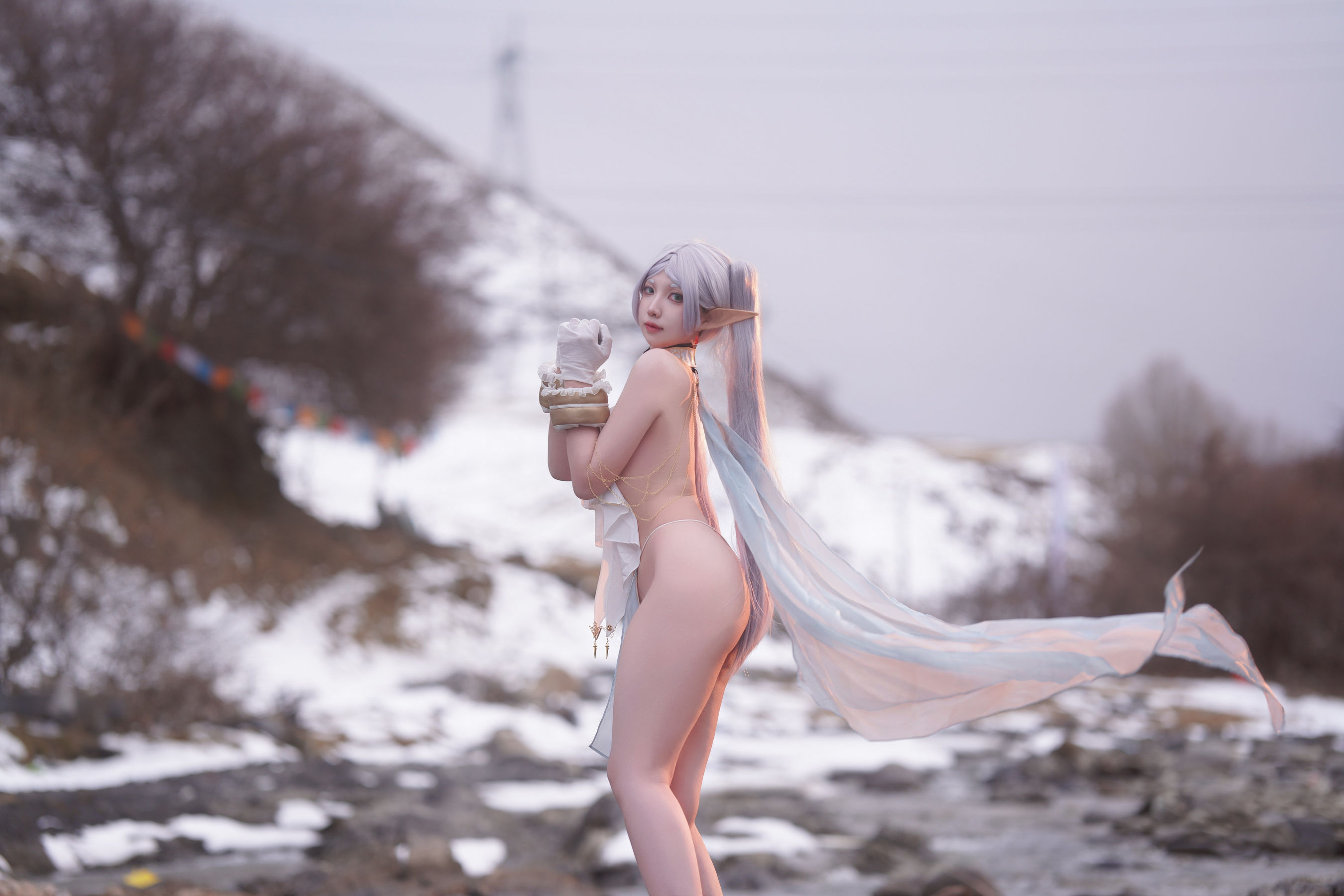 小和甜酒&橙风千雅 - 雪山 菲伦&芙莉莲 第1张图