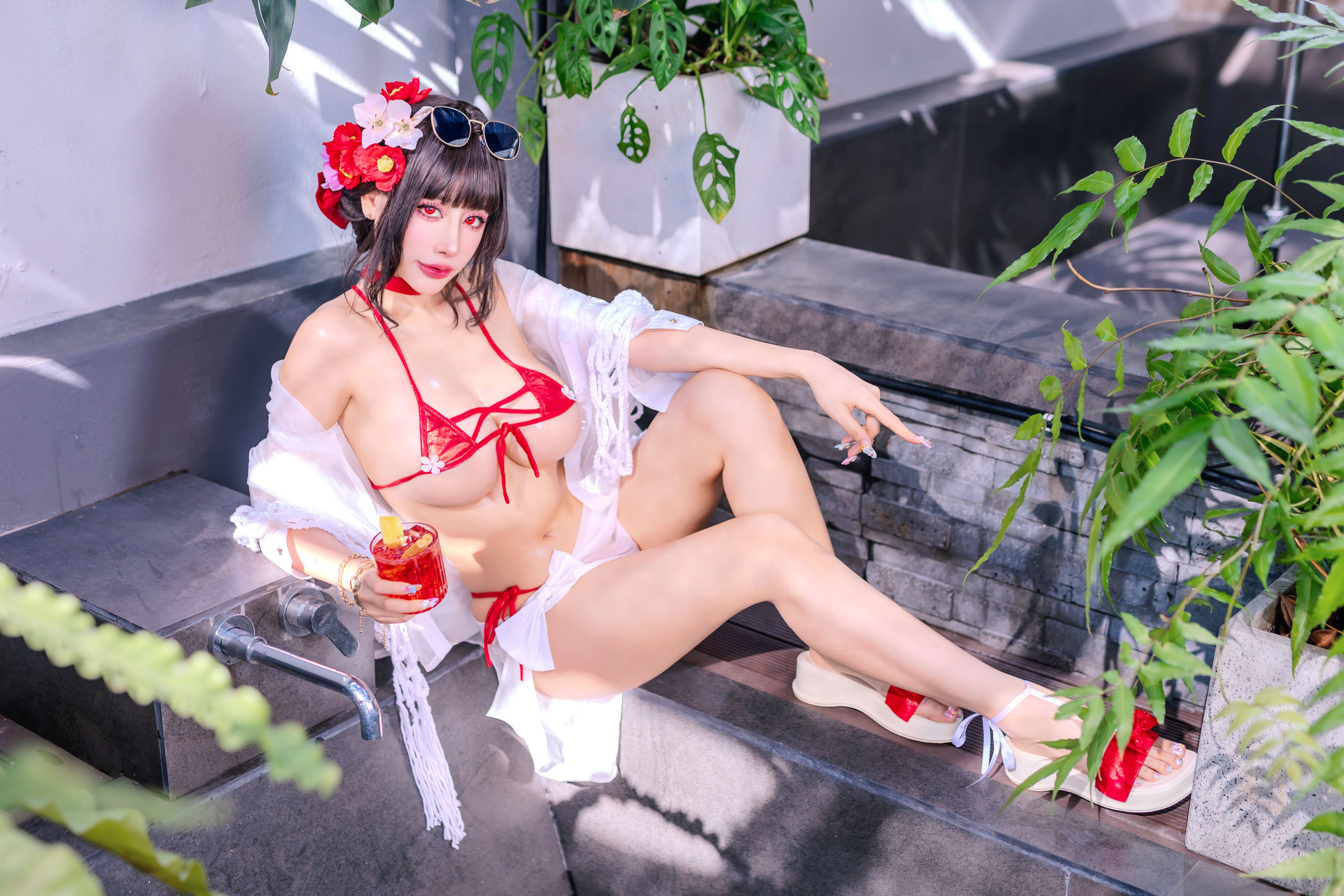 日本性感萝莉 Byoru - 胜利女神 妮姬 樱花 第3张图
