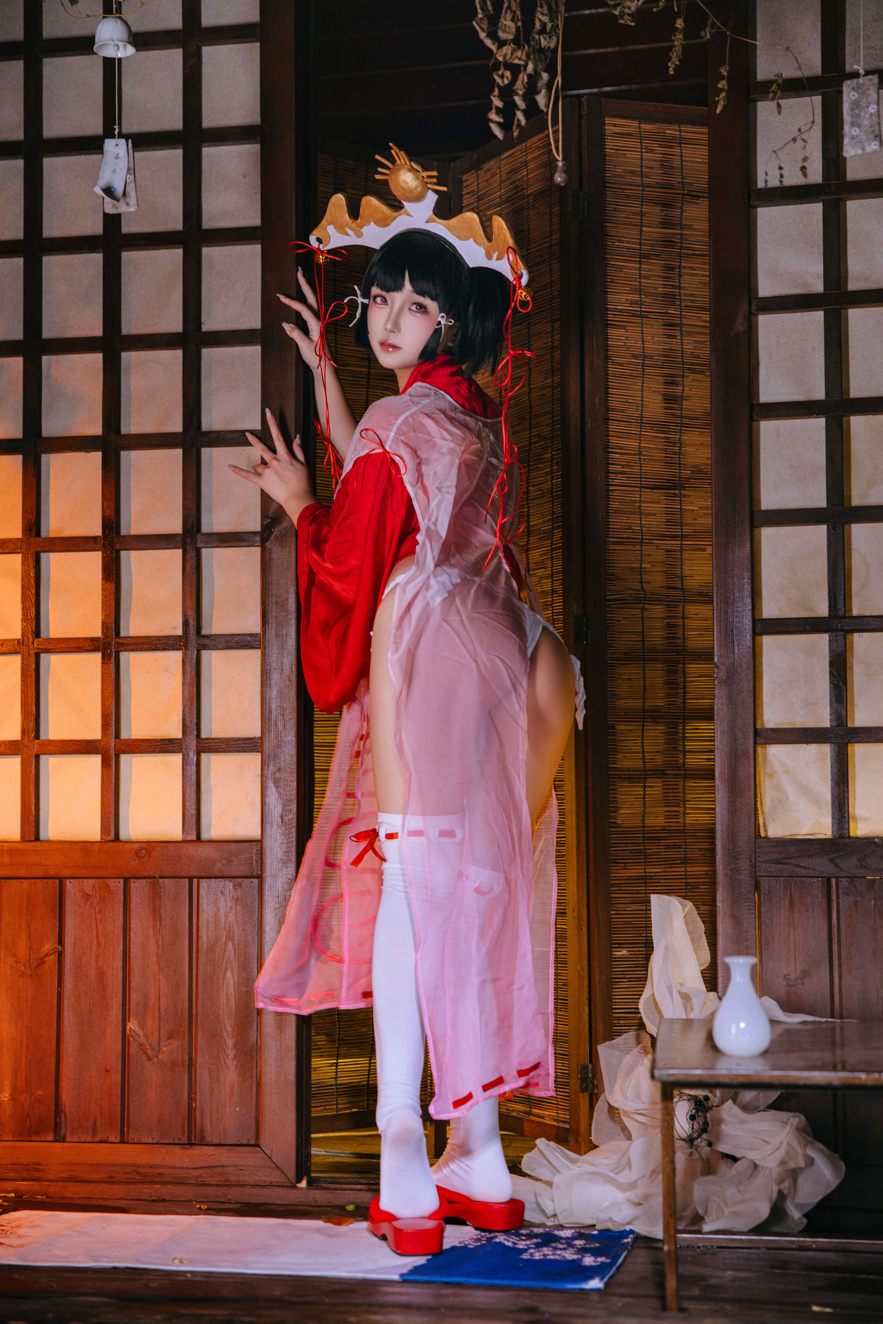 Cosplay 日奈娇 - 辉夜巫女 第2张图