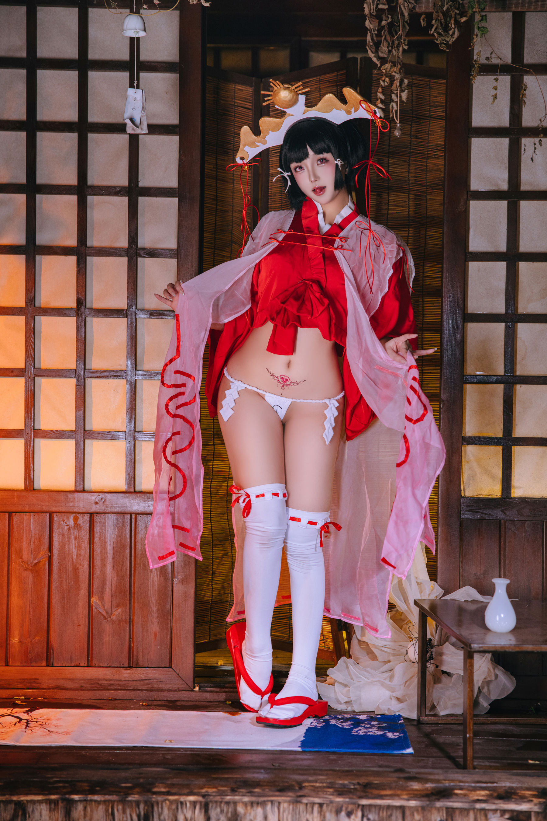 Cosplay 日奈娇 - 辉夜巫女 第7张图