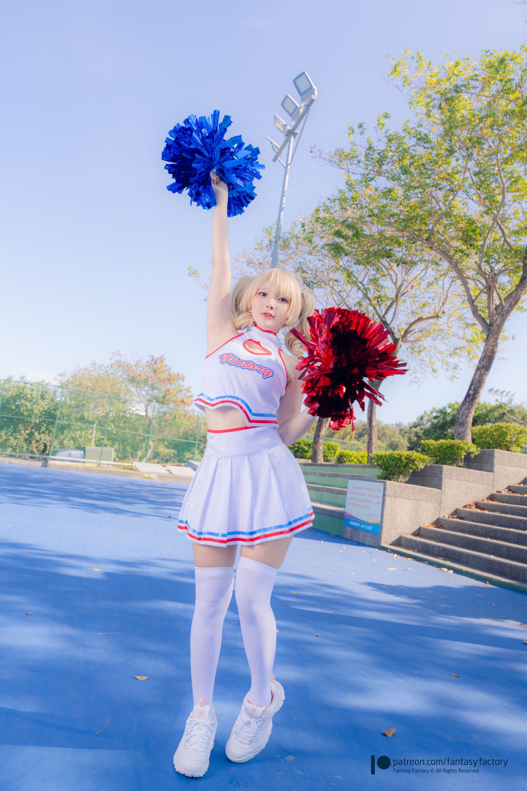 [Fantasy Factory] 小丁 Cosplay写真 - 2022.03 cheerleader 第1张图