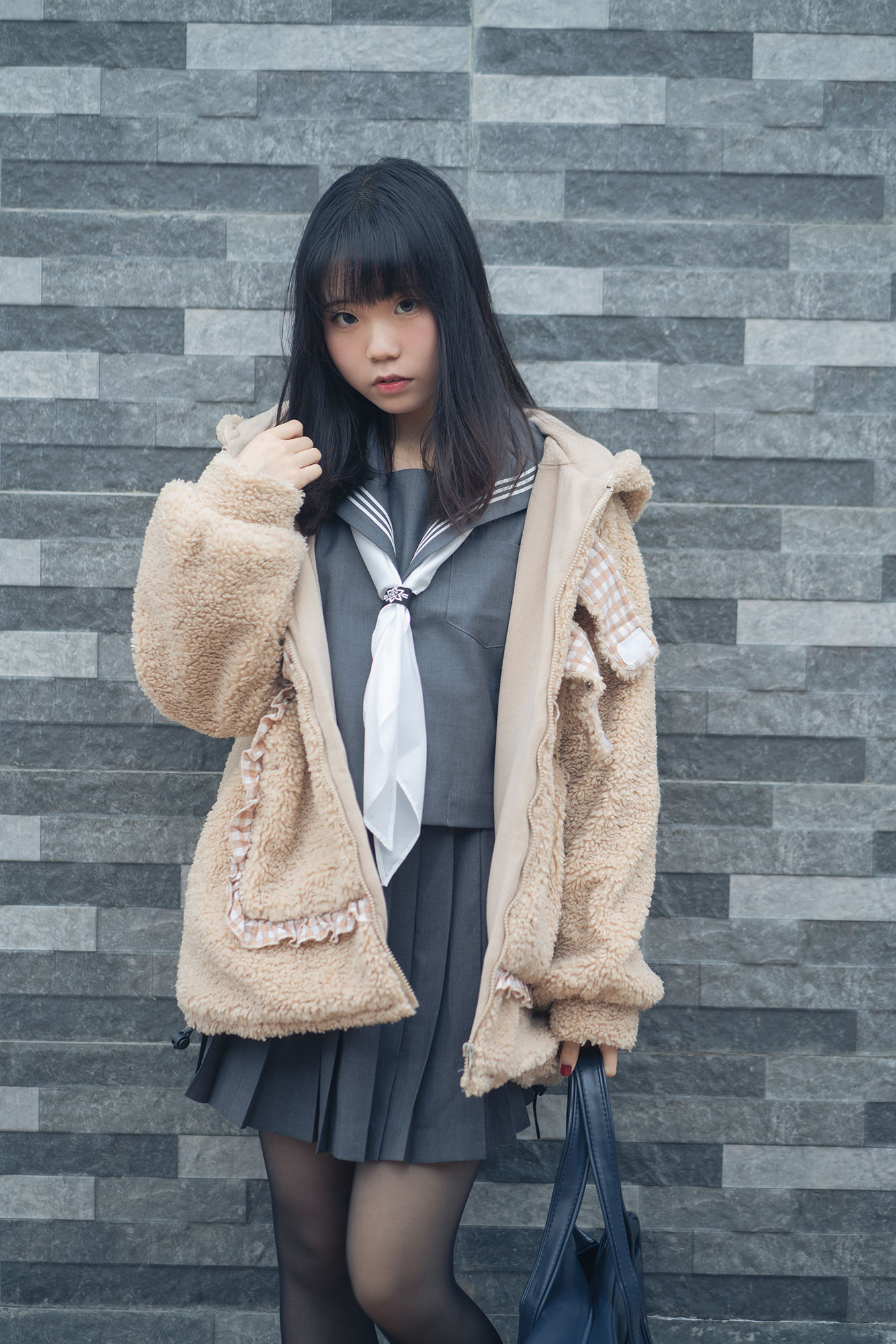 一只小栗奈 - 熊熊JK女友 第1张图