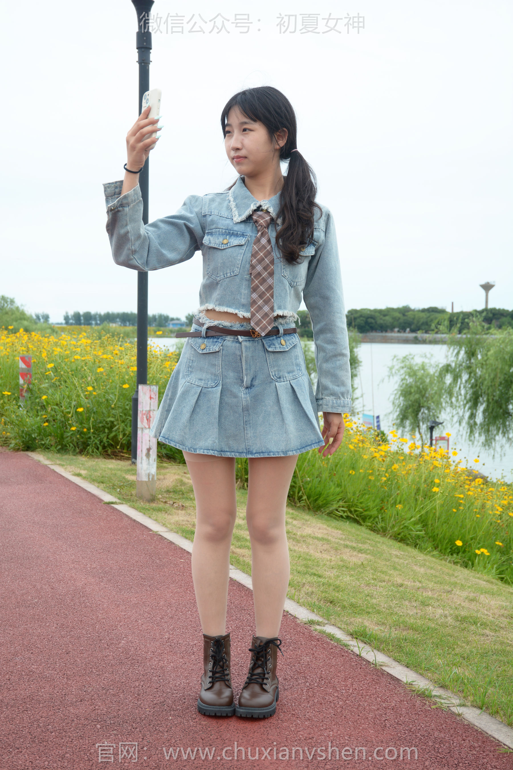 初夏女神 No.215 点点 七月牛仔 第1张图