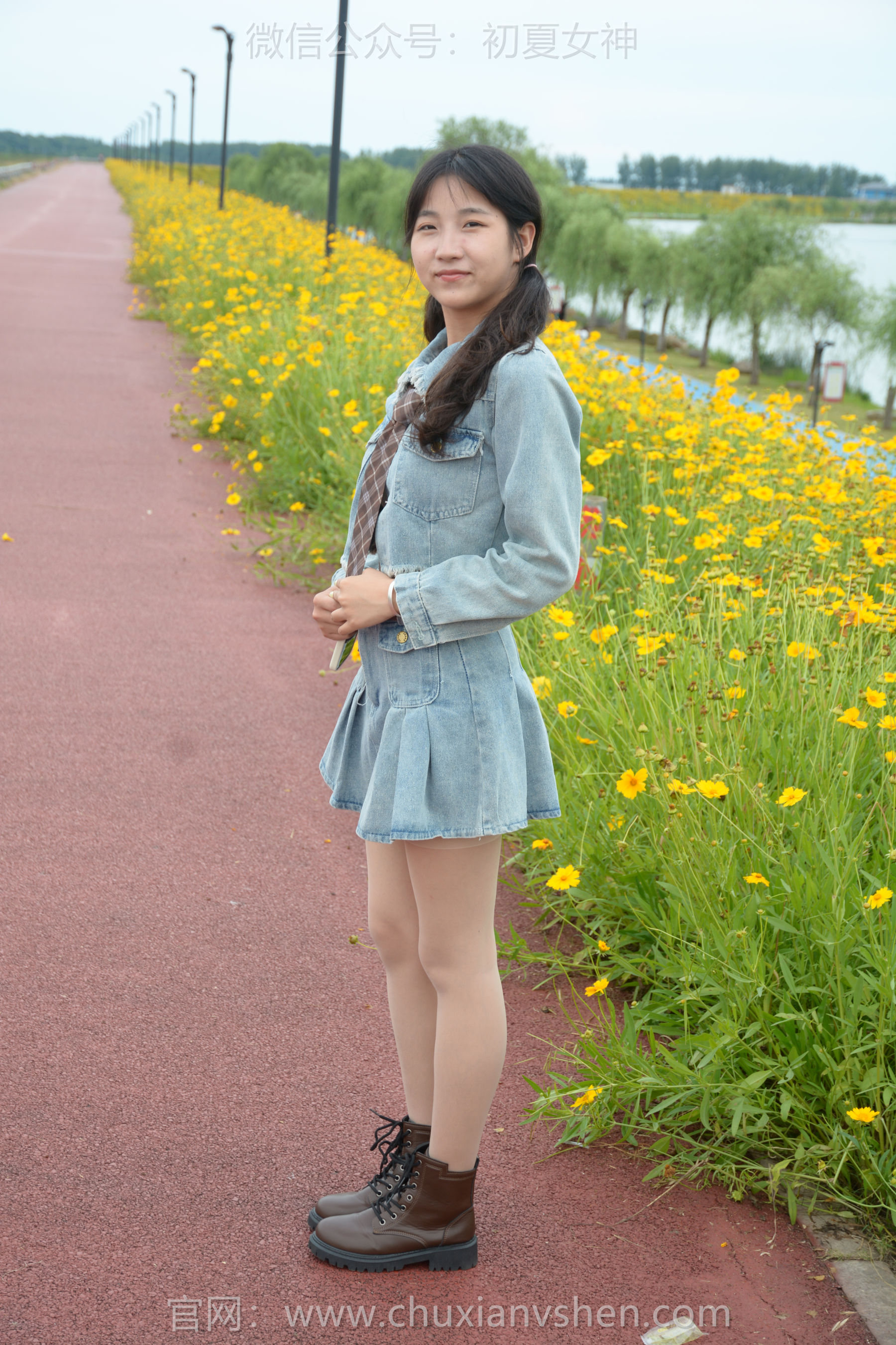 初夏女神 No.215 点点 七月牛仔 第5张图