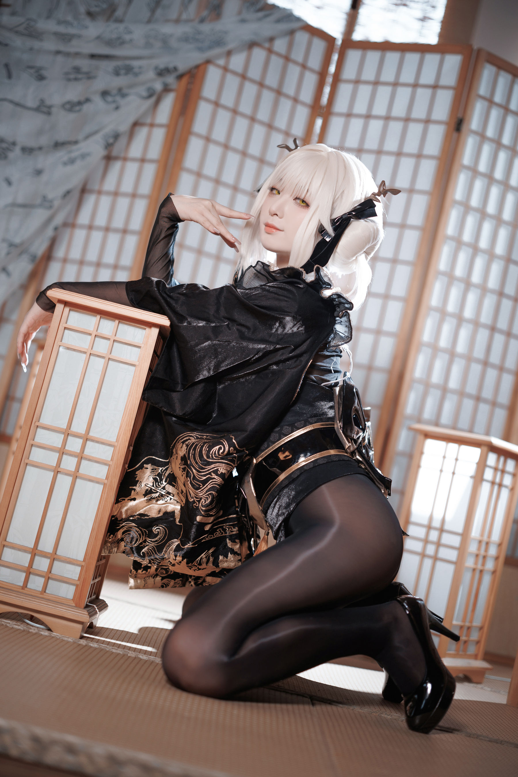 动漫博主封疆疆v - NIKKE 白兔布兰儿 和服 第9张图