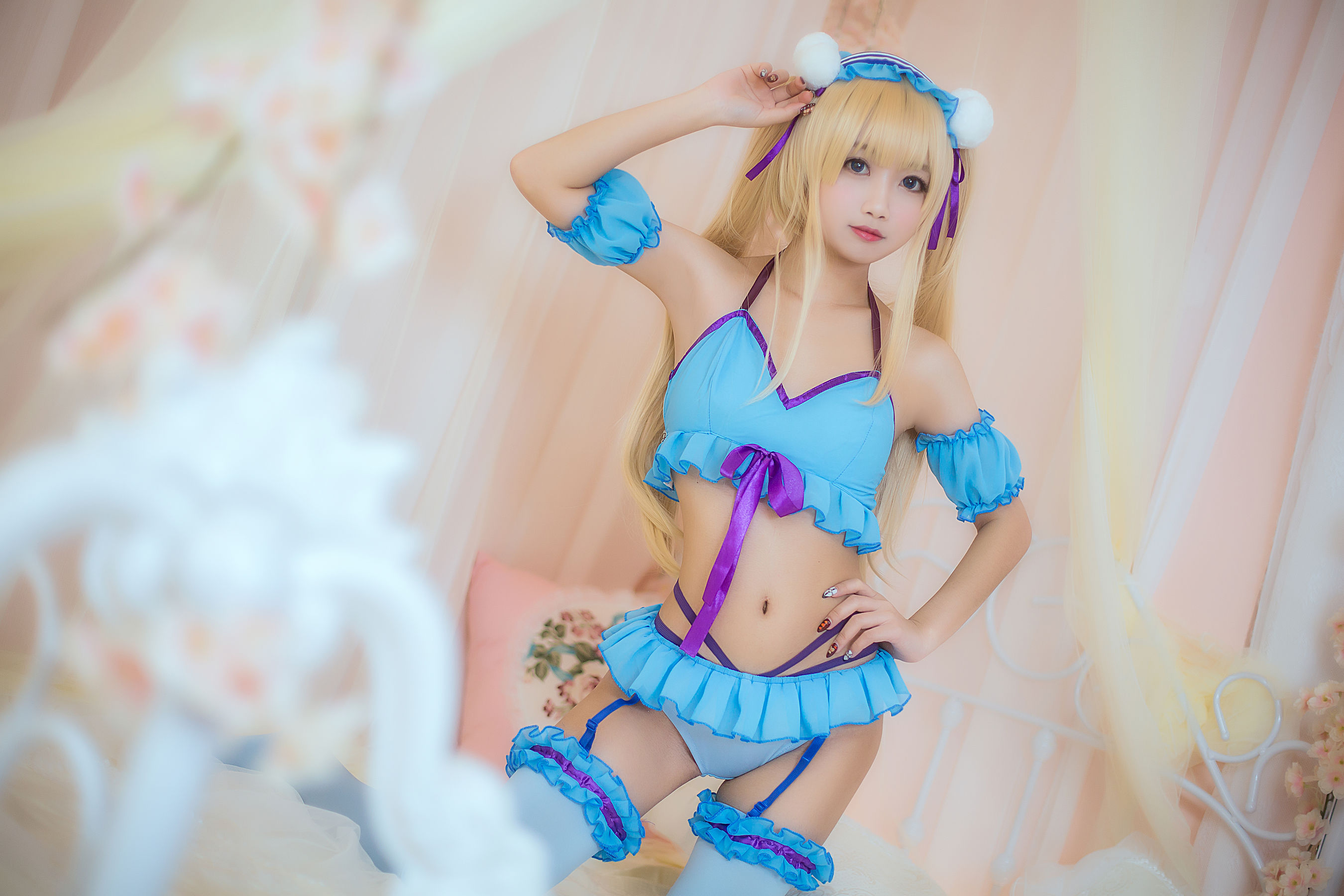 白嫩美少女 鬼畜瑶 - 睡衣 第1张图