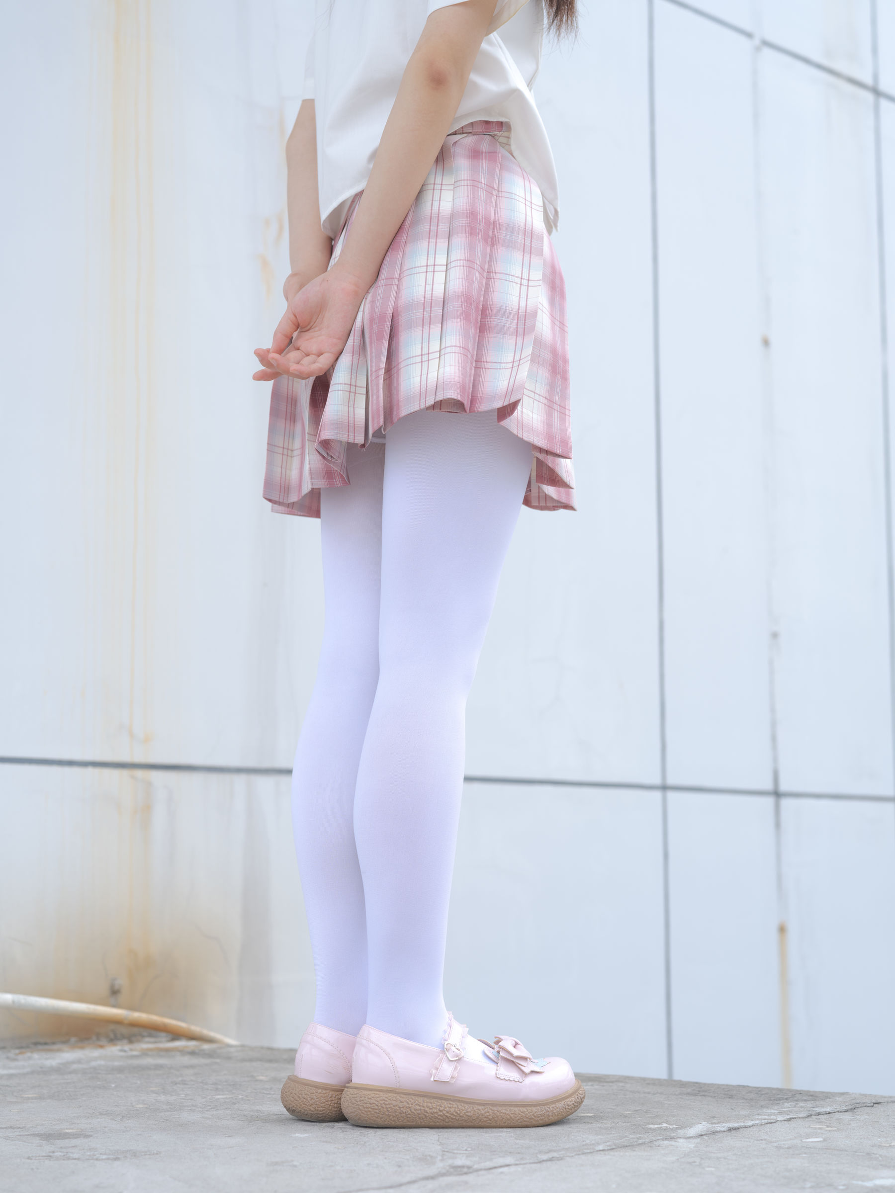 森萝财团写真 - 小圆 试拍 JKJK格子裙 80D 第3张图