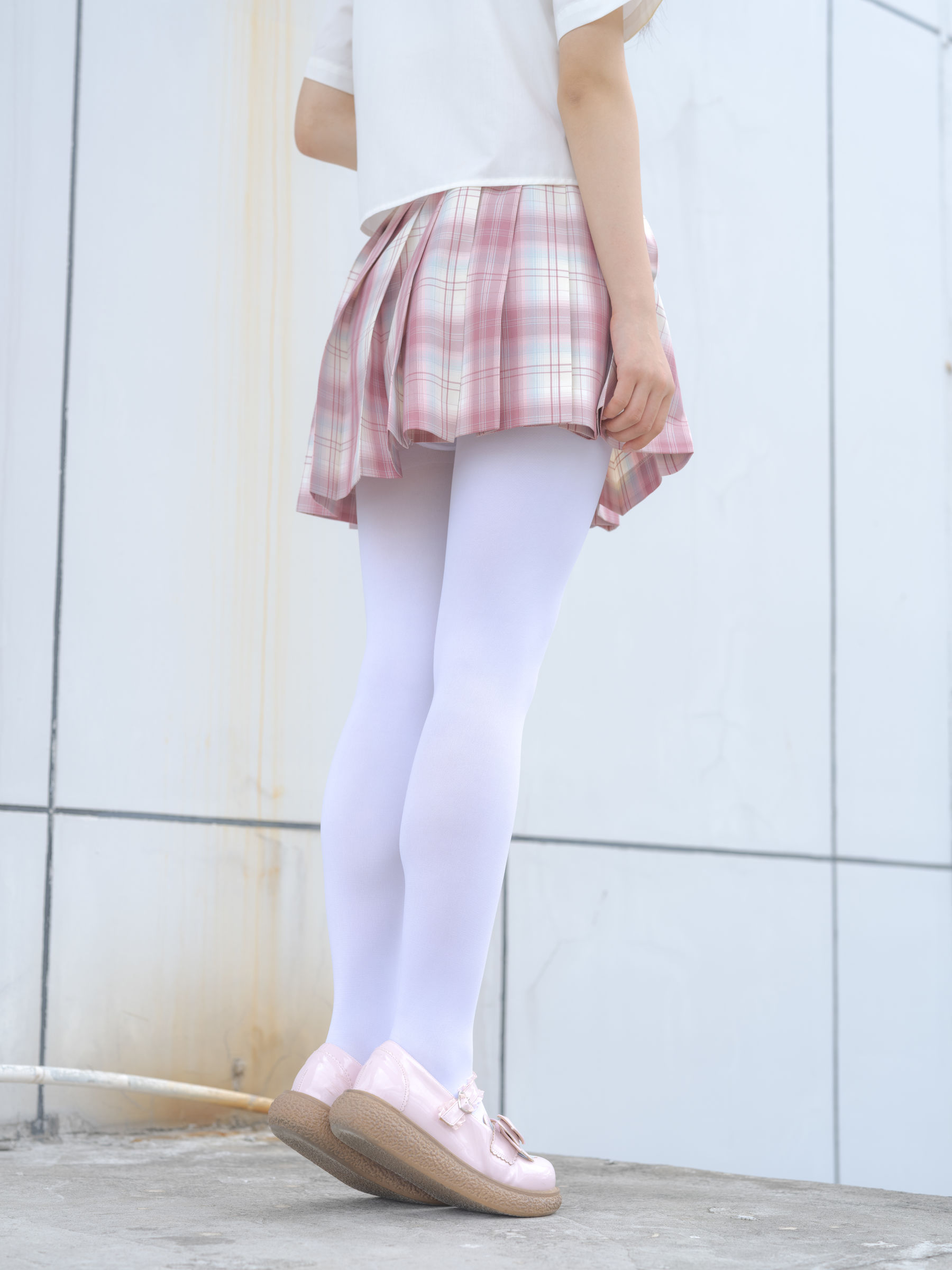森萝财团写真 - 小圆 试拍 JKJK格子裙 80D 第4张图