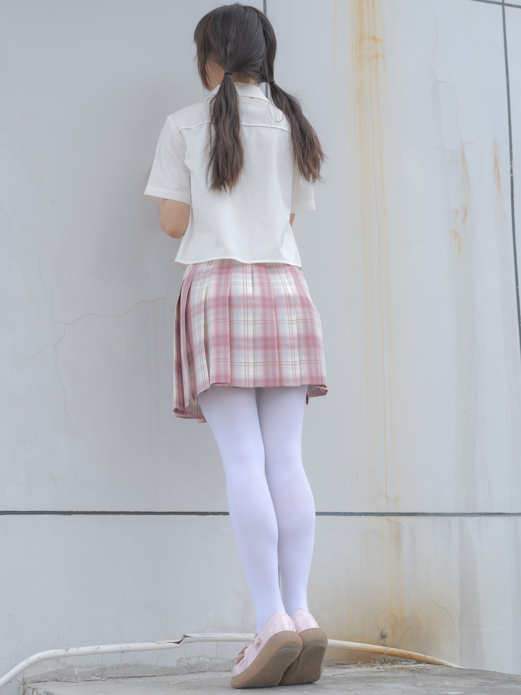 森萝财团写真 - 小圆 试拍 JKJK格子裙 80D 第6张图