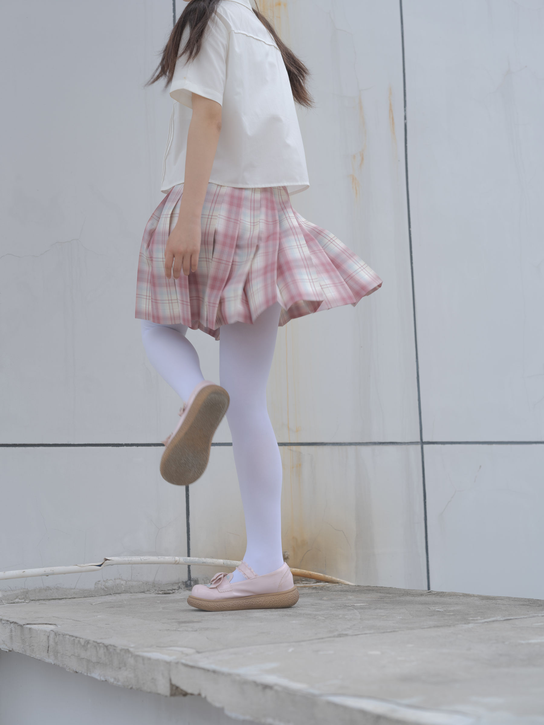森萝财团写真 - 小圆 试拍 JKJK格子裙 80D 第8张图